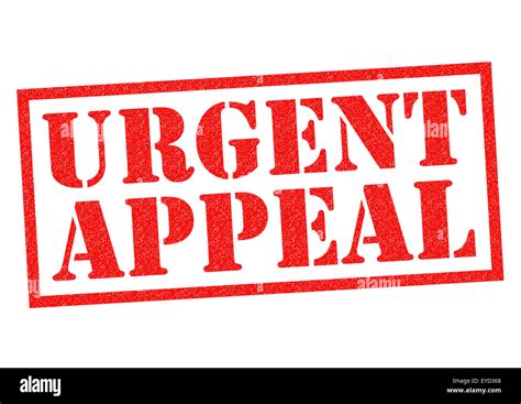 Urgent Appeal  .